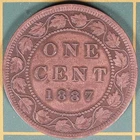 1887 Canada Large Cent — photo from another recent sale