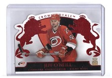 Jeff O'Neill 2002-03 Crown Royale Red Parallel Card #19