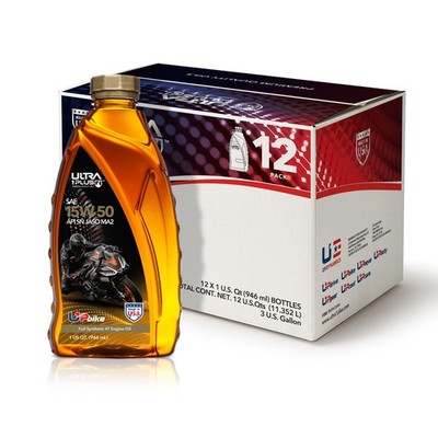 Ultra1Plus SAE 15W-50 Full Synthetic 4T Engine Oil API SN JASO MA2 (12 QTS)