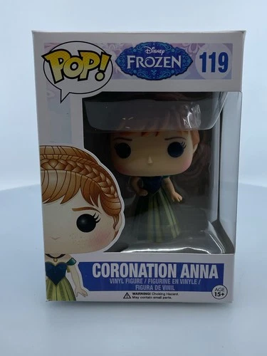 Funko POP! Disney Frozen Anna Coronation #119 Vinyl Figure DAMAGED BOX SEE PICS