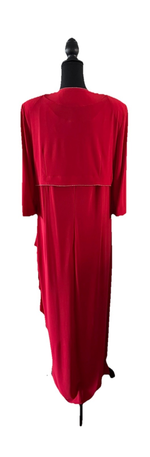 Serafina Premium Apparel Evening Gown/Long and Jacket w/Rhinestones, Size 18