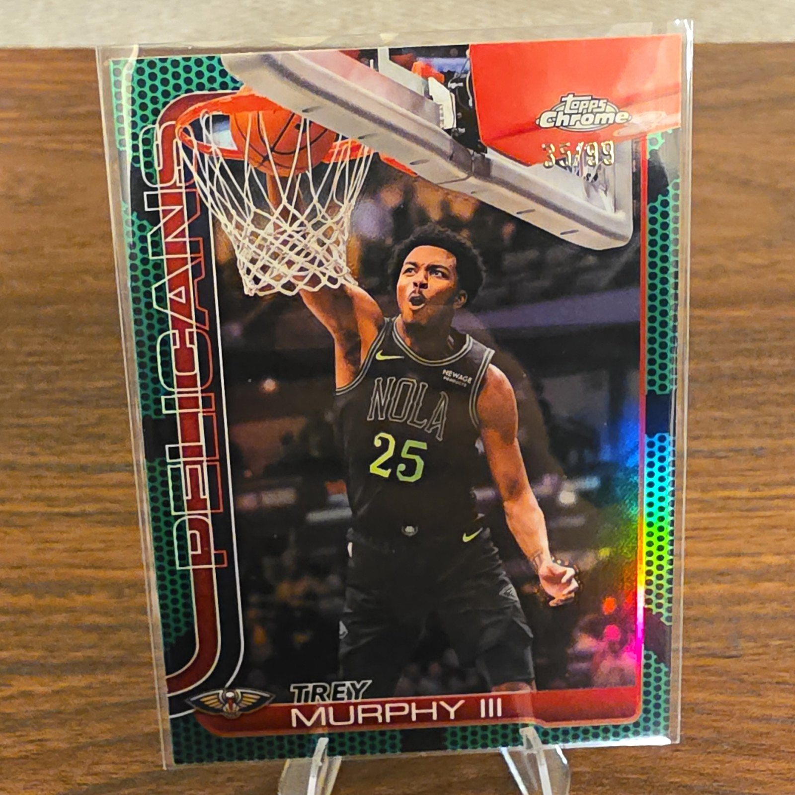 2026 Topps Chrome Update Trey Murphy III New Orleans Pelicans 35/99
