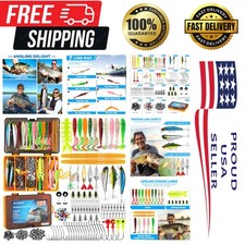Compact 137-Piece Fishing Lures Set – Essential Gear for Bass Fishing Adventures