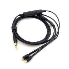 4ft Audio Cable Line w/ Volume Control For Shure SE215 SE535 MMCX Headphone