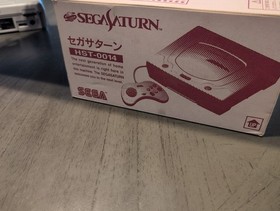 Sega Saturn HST-0014 Japanese Console Bundle 5 Games 1 controller