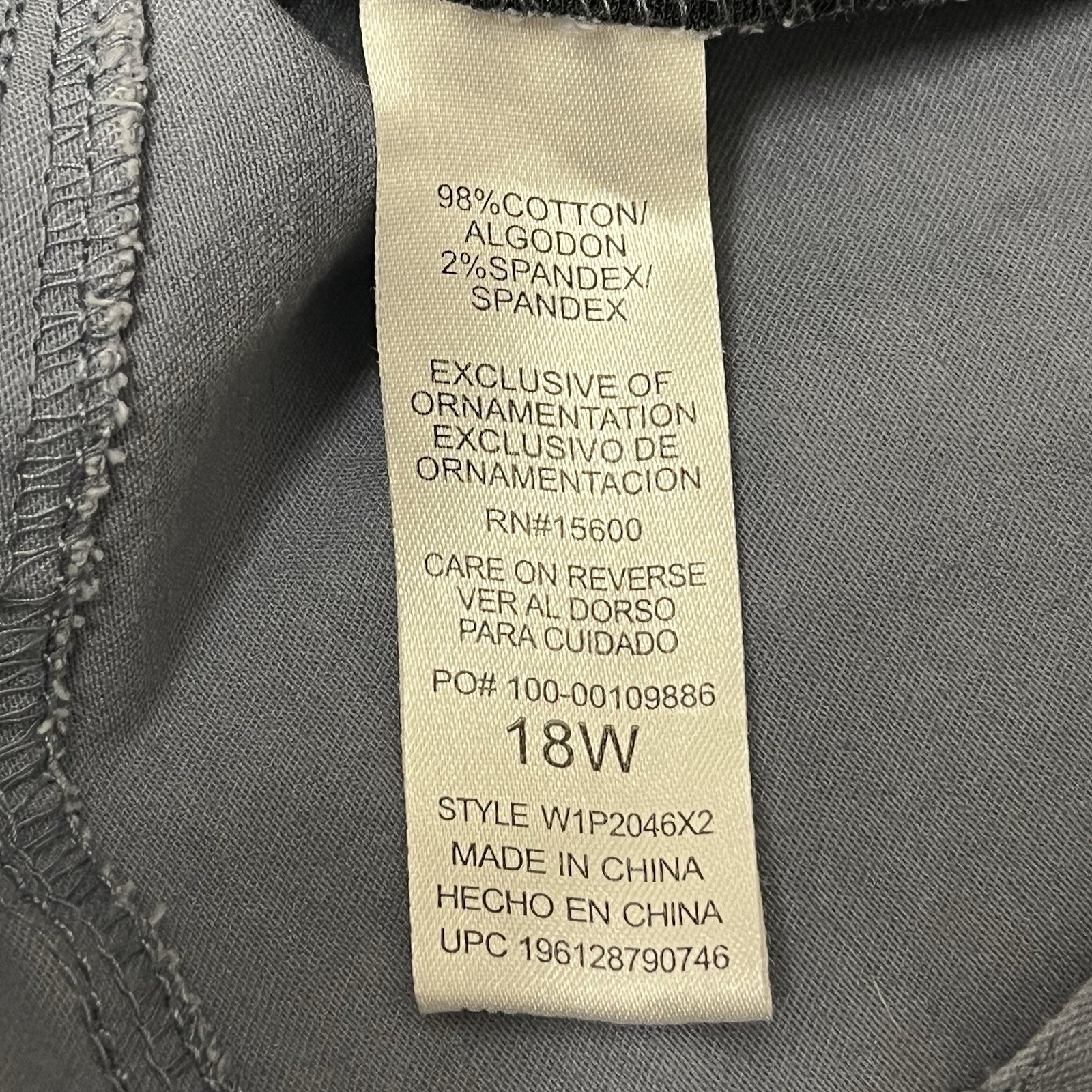 Democracy Ab-Solution Gray Denim Cropped Raw Hem … - image 5