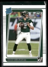 Zach Wilson 2021 Donruss Rated Rookie  #252 RC New York Jets