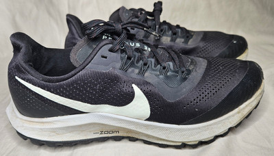 Nike Pegasus 3 Zoom Trail Running Shoes Womens SZ 8.5 Black Mesh Upper Sneakers