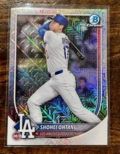 2025 Bowman Chrome Shohei Ohtani Mojo Refractor  #17 Los Angeles Dodgers