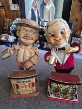 1962 Rosko Bertender&1962 Charley Weaver Bartender Battery Operated Toys