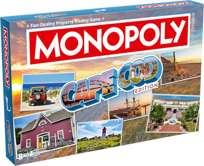 Monopoly Board Game Cape Cod Edition: 2-6 Players Family Board Games for Kids an