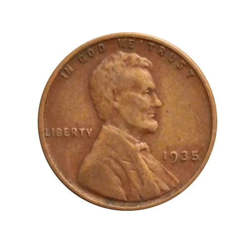 1935 Lincoln Wheat Penny Cent - G/VG Good or Better Very Nice