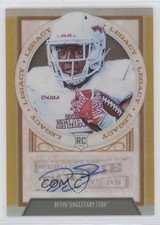 2019 Legacy Premium Edition Penmanship Gold Prizm 3/50 Devin Singletary Auto 4l3