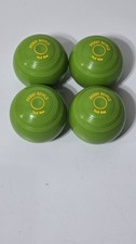 Perky bowls Carpet Bowling 3-7/8 Diameter - Set of 4 lime green, Drakes pride