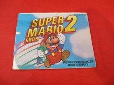 Super Mario Bros. 2 Nintendo NES Instruction Manual Booklet CANADIAN damaged