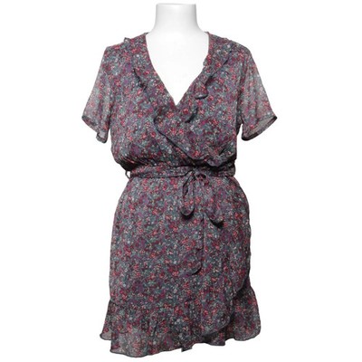 Jacqueline de Yong, Wickelkleid, Größe: 36, Blau/Mehrfarbig #tZH