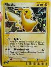 Pikachu 012 Black Star Promo 2003 Holo EX Series Collector's Tin Pokemon Card LP