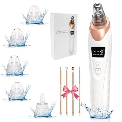 2026 Pore Vacuum, USB Rechargeable Blackhead Remover Vacuum,3 Levels Adjustable