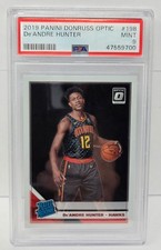 2019 Donruss Optic DeANDRE HUNTER Rookie RC Basketball Card PSA 9 MINT