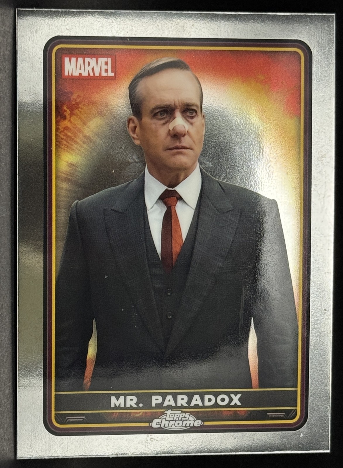 2025 Topps Chrome Marvel Deadpool #22 Mr. Paradox Base Card TVA Matthew Macfadye