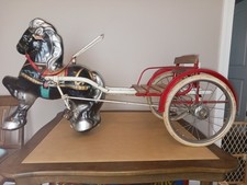 MOBO Child's Ride On Pedal Car Toy Metal Horse With Sulky Cart