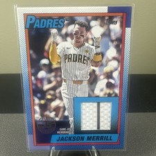 2025 Topps Series 1 - 1990 Topps Baseball Relics Jackson Merrill #T90R-JM (MEM)