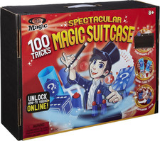 Magic Spectacular Magic Suitcase with 100 Tricks for Kids