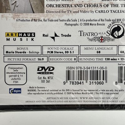 Donizettti - Maria Stuarda (DVD, 2009) for sale online | eBay