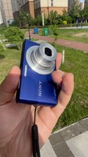 Sony Cyber Shot DSC-W610 14.1MP 4.0x Optical Zoom CCD Digital Camera - Blue