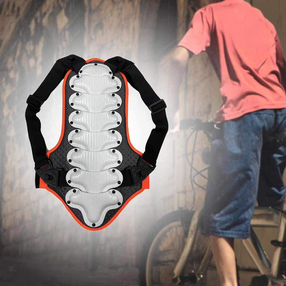 Protector de espalda para niños Protector Almohadilla engrosada Ciclismo para Snowboard $ Foto 4 de 4