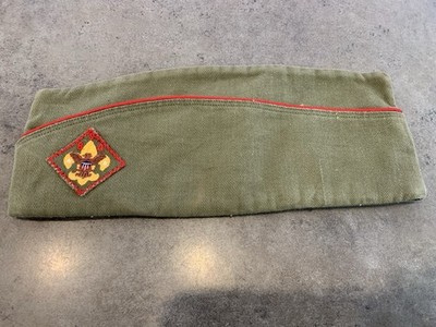 Vintage BOY SCOUTS OF AMERICA Official GARRISON HAT Size Unknown
