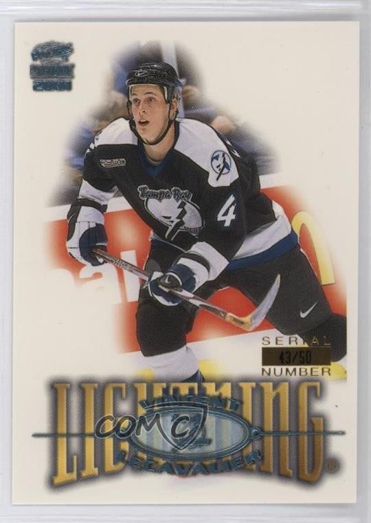 2000-01 Pacific Paramount Ice Blue 43/50 Vincent Lecavalier #222 0v2