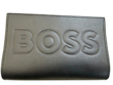 Boss AUTHENTIC BLACK EYEGLASS SUNGLASS CASE and Cleaning Cloth, new
