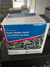 British Gypsum Wafer Head Jack-Point Screws 13mm (Pack of 1000)