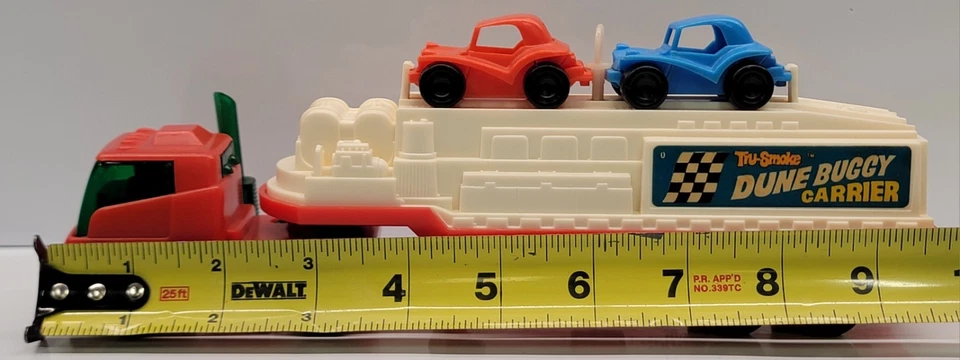 Vintage Remco Tru-Smoke Dune Buggy Carrier And Cab 1970 Tested & Working - Image 2 of 4
