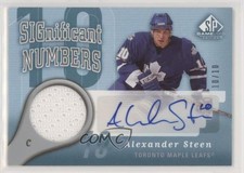2005-06 SP Game Used Edition Significant Numbers 10/10 Alexander Steen Auto 0c3