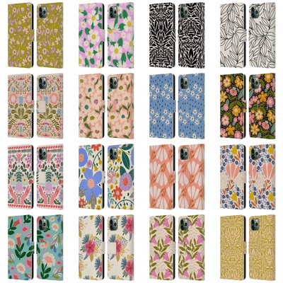 OFFICIAL GABRIELA THOMEU FLORAL LEATHER BOOK WALLET CASE FOR APPLE iPHONE PHONES