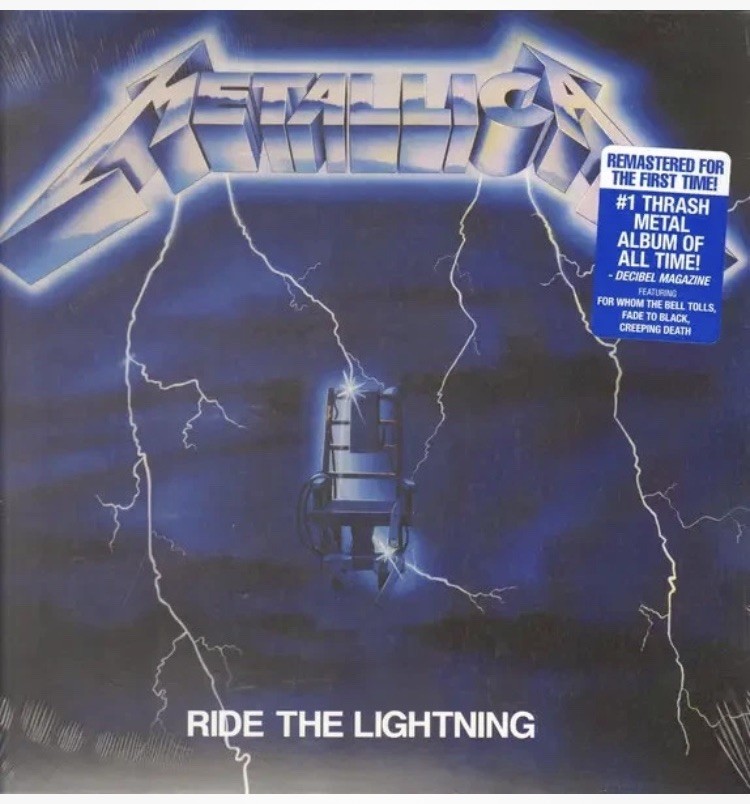 METALLICA - RIDE THE LIGHTNING (REMASTERED 2016) VINYL LP NEUF