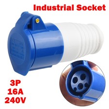 Mains Hook Up Site Socket Adapter 240v 16A Caravan Motorhome-Camper Van