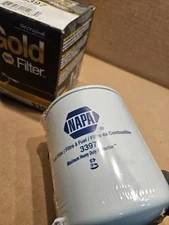 NEW OLD STOCK NAPA GOLD SPIN ON FUEL FILTER 3397