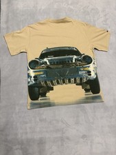 Vintage Y2K Porsche Design 959 Paris-Dakar Rally Shirt XL Unworn Beige HTF Size