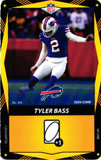 2024 Uno Elite - Tyler Bass #016 Yellow - Bills