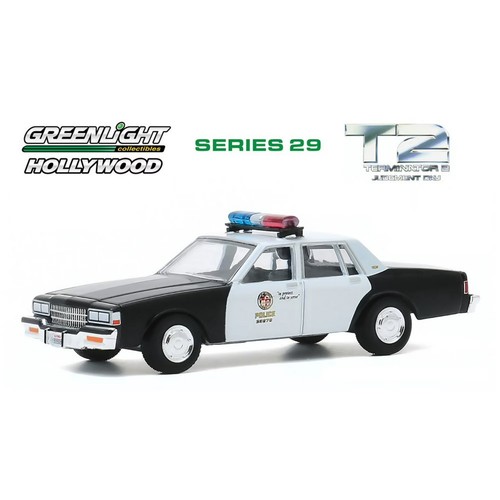 1987 CHEVY CAPRICE METROPOLITAN POLICE 1/64 DIECAST CAR GREENLIGHT 44890-FF - Picture 3 of 3