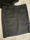 Loft Women Blazer Skirt Suit Black 4P 6 — photo 6