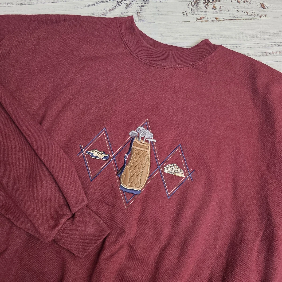 Vintage M&C Sportswear Granny Sweatshirt Large Cardinal Vintage M&C Sportswear Granny Sweatshirt Large Cardinal
