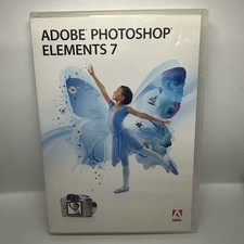 Adobe Photoshop Elements 7 software CD 2007 plus bonus scapper's guide CD