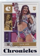2022 Panini Chronicles WWE Blue 91/99 Cora Jade #19 0c3