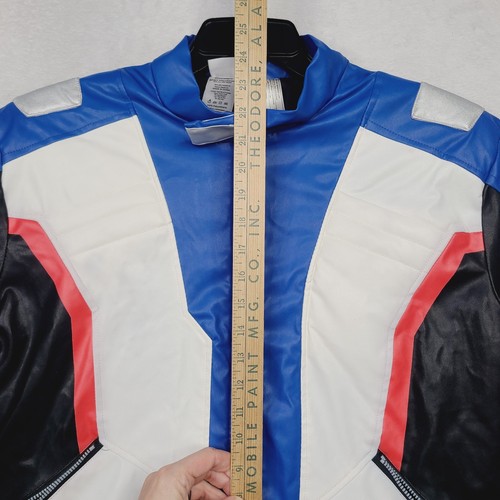 Overwatch Soldier 76 Faux Leather Cosplay Costume Jacket Adult Medium Video Game - Picture 5 of 14