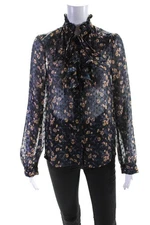 Jill Jill Stuart Womens Elodie Print Top Size 0 12683736