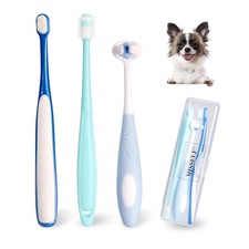 MISSELF Ultra Soft Nano Dog Toothbrush Kit for 1 Count Pack of 3 , Small